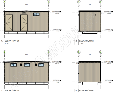 Froth Modular 6X3 Toilet